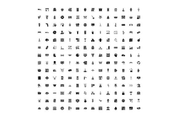 Diverse Glyph Collection with Various De: A Strategic Tool for Modern Design and Communication