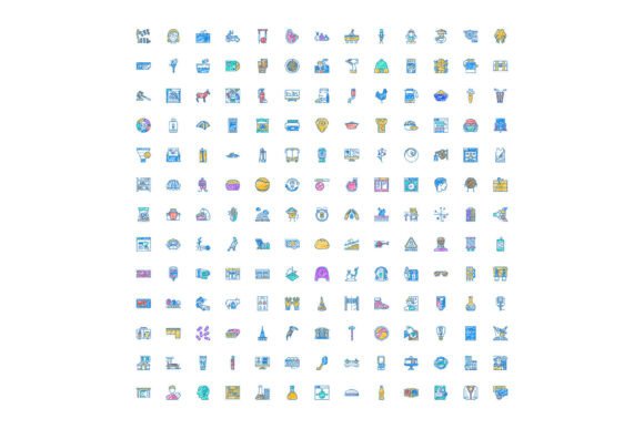 Diverse Hand Drawn Doodle Icons Collecti