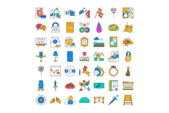 Diverse Modern Collection of Outlines Fe