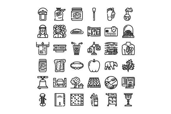 Everyday Life Subjects Outline Icons Col: A Versatile Toolkit for Modern Design