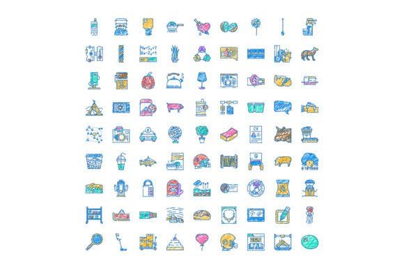Exploring the Diverse Doodle Icon Set: A Creative Resource for Designers and Developers
