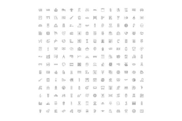 Icons Set Depicting Daily Life Objects a: A Comprehensive Overview