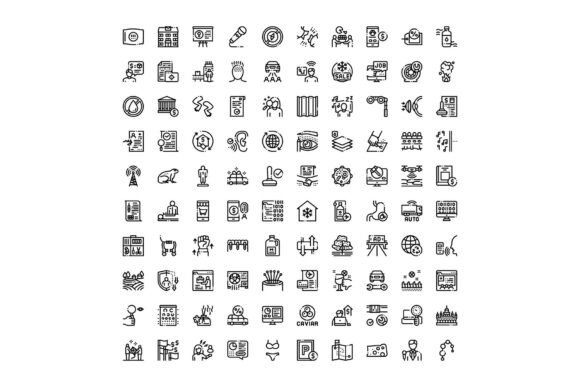 Outline Business Technology Icons Set Fo: A Practical Guide for Modern Digital Communication