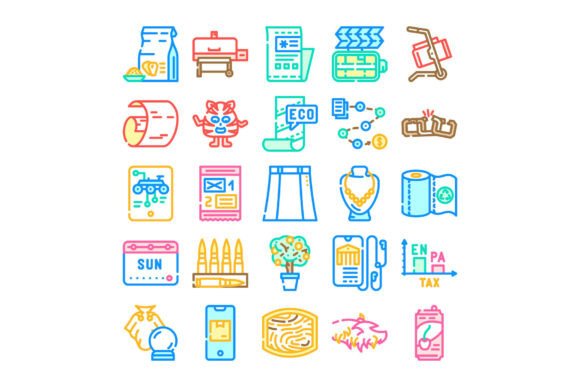 Outline Icon Collection Illustrating Div: A Versatile Tool for Modern Design