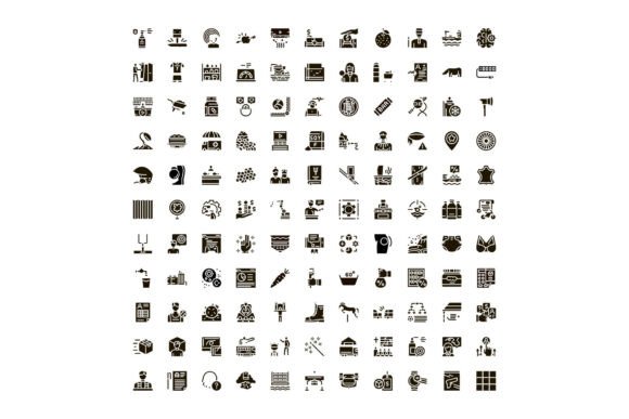 Outline Icons Collection Displaying Busi: A Practical Review for Designers and Communicators